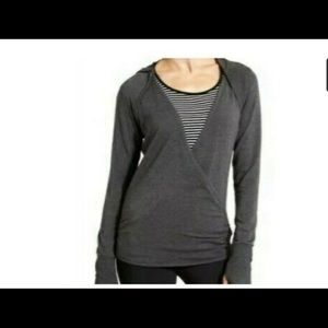 Athleta studio gray hoodie